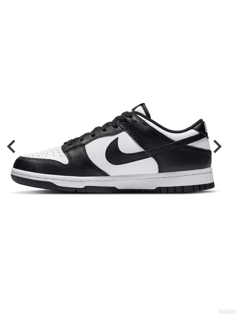 Nike Dunk Black and White Low-Top Sneakers